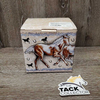 "Running Horses" Coffee Mug, box *like new
