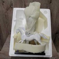 Retired "Silver Lining" Pegasus, #3E/6,994, tag, card, box *xc, v.mnr edge rubs & marks
