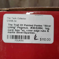 Retired "Silver Lining" Pegasus, #3E/6,994, tag, card, box *xc, v.mnr edge rubs & marks
