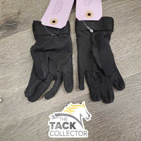 JUNIORS Pr Cloth Riding Gloves *vgc, clean

