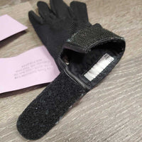 JUNIORS Pr Cloth Riding Gloves *vgc, clean