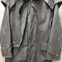 Full Length Oil Skin Slicker - Jacket *xc, mnr hair & dust