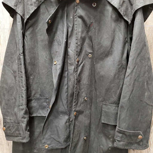 Full Length Oil Skin Slicker - Jacket *xc, mnr hair & dust