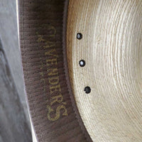 Palm Straw Western - Cowboy Hat *vgc, mnr dirt?stain