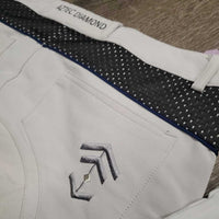 Euro Seat Breeches *vgc, mnr stain, pulled seat seams, stained seat & legs, older?, rubs, pills
