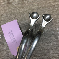 Pr Roller Ball Spurs *vgc, clean, mnr rubs, stains & scuffs
