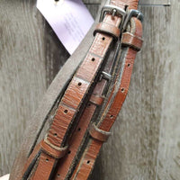 Rsd FS Bridle, Braided Reins *vgc, clean & mnr dirt, scraped edges, stiff, creases, rubs, dents