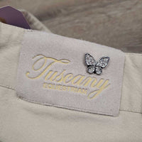 Euroseat Breeches, bling *vgc, mnr stains, threads, rubs, pills & stained seat & legs
