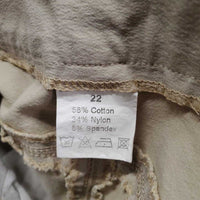 Euroseat Breeches, bling *vgc, mnr stains, threads, rubs, pills & stained seat & legs