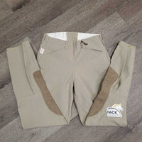 Side Zip Breeches *gc, older, mnr puckers, pilly inner waist, seam puckers