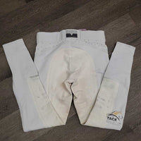 Full Seat Breeches, bling *vgc, mnr stains, seam puckers, loose & falling off bling
