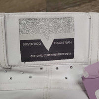 Full Seat Breeches, bling *vgc, mnr stains, seam puckers, loose & falling off bling