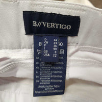 Full Seat Breeches, bling *vgc, mnr stains, seam puckers, loose & falling off bling