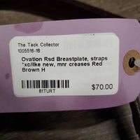 Rsd Breastplate, straps *xc/like new, mnr creases

