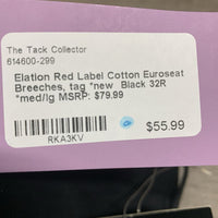 Cotton Euroseat Breeches, tag *new