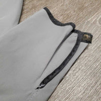 EuroSeat Breeches *gc, older, mnr snags, hairy velcro, seat seams: mnr stains, pulls & loose stitching, ankles: faded & pilly edges