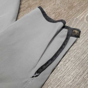 EuroSeat Breeches *gc, older, mnr snags, hairy velcro, seat seams: mnr stains, pulls & loose stitching, ankles: faded & pilly edges