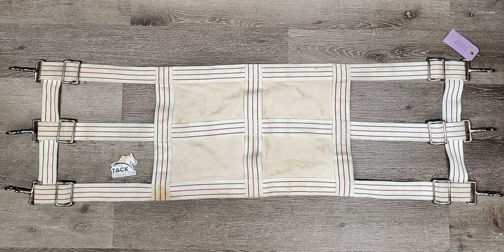 Cotton Web Closed Stall Guard *vgc/xc, mnr dirt, hair & stains