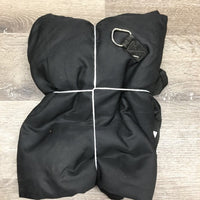 Nylon Closed Front Stable Sheet, "Buckwold", 2 legs *vgc, older, rubs, mnr dirt, shrunk, puckers
