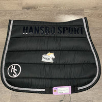 Quilt Jumper Saddle Pad, 2x piping *vgc, mnr hair, threads