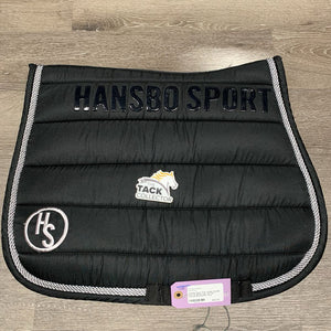 Quilt Jumper Saddle Pad, 2x piping *vgc, mnr hair, threads