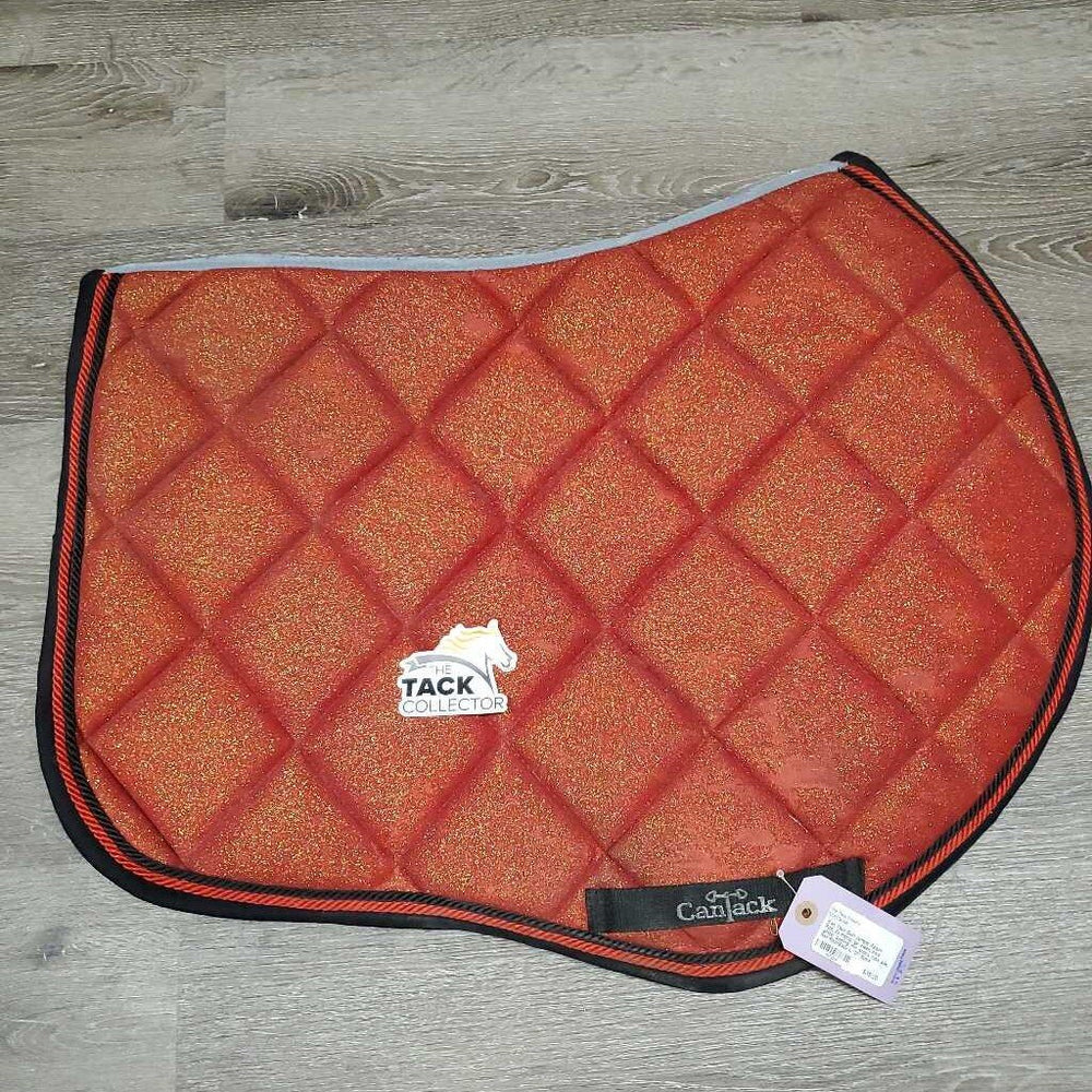 Quilt Jumper Saddle Pad, 2x Piping *gc, clean, bare glitter, peeling, mnr stains, rubs, pills, hair