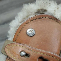 Open Front & Hind Boots, tabs, Fleece & Neoprene Liners *gc, clean & dirty, stains, film, rubs, scrapes, faded, older