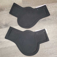 Open Front & Hind Boots, tabs, Fleece & Neoprene Liners *gc, clean & dirty, stains, film, rubs, scrapes, faded, older