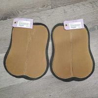 Open Front & Hind Boots, tabs, Fleece & Neoprene Liners *gc, clean & dirty, stains, film, rubs, scrapes, faded, older
