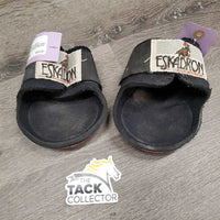 Hind Boots, velcro *gc/fair, stains, clean, stains, v.pilly edges, slices, residue