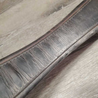 Thick Padded Girth, 1x Els *fair, v.dirty, rubs, hairy, dry, torn els, unstitched