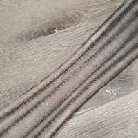 Thick Padded Girth, 1x Els *fair, v.dirty, rubs, hairy, dry, torn els, unstitched
