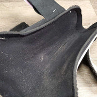 Open Front Boots, velcro *gc, clean, older, peeled & faded, pilly edges, velcro: mnr curled & weak
