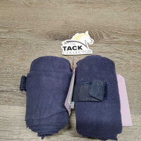 2 Stretchy Cotton Leg Wraps *gc, clean, faed, mnr torn edges, undone stitching
