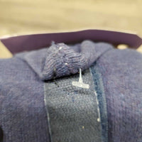 2 Stretchy Cotton Leg Wraps *gc, clean, faed, mnr torn edges, undone stitching