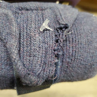 2 Stretchy Cotton Leg Wraps *gc, clean, faed, mnr torn edges, undone stitching