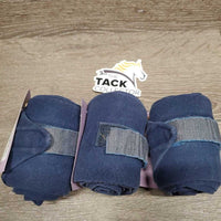 3 Stretchy Cotton Leg Wraps *gc, clean, faded, threads
