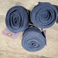 3 Stretchy Cotton Leg Wraps *gc, clean, faded, threads
