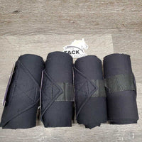 4 Stretchy Nylon Leg Wraps *gc, clean, faded, snags, rubs, v.pilly edges