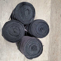4 Stretchy Nylon Leg Wraps *gc, clean, faded, snags, rubs, v.pilly edges
