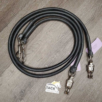 2 Hvy Duty Round Rubber Cross Ties *vgc, film

