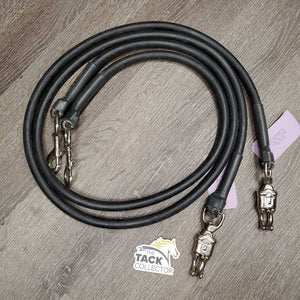 2 Hvy Duty Round Rubber Cross Ties *vgc, film