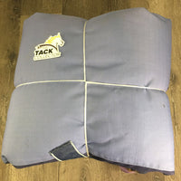 Hvy Winter Blanket, 2 legs *vgc, clean, v.mnr wpf, mnr snags, dirt, lining tear, faded, rubs, threads, stains
