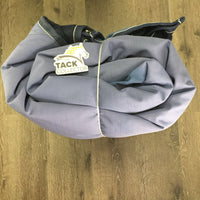Hvy Winter Blanket, 2 legs *vgc, clean, v.mnr wpf, mnr snags, dirt, lining tear, faded, rubs, threads, stains
