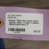 Thick Soft Nylon Halter *gc/fair, clean, v.faded, v.rubbed, v.pilly/frayed
