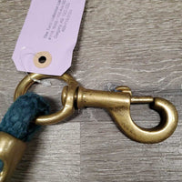 Nylon Lead Rope *gc/fair, stiff, frays, fading, hair
