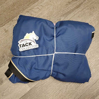 Nylon Stable Sheet, 1 leg *vgc, clean, rubs, threads, shrunk?, puckers
