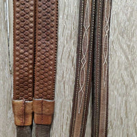 Rsd/Padded Monocrown Bridle, Buckles Flash, Rsd/FS Rubber Reins *vgc, clean, older, mnr dry, rubs & faded
