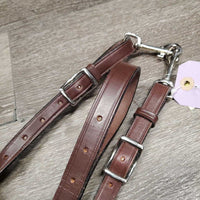 Leather & Elastic Breastplate, Running Martingale Attachment, tag *new