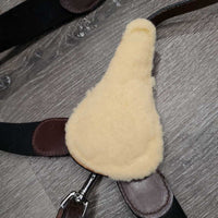 Leather & Elastic Breastplate, Running Martingale Attachment, tag *new
